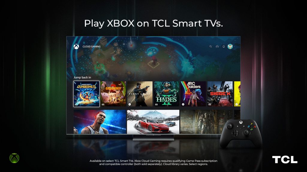 Xbox and TCL smart TV partnership